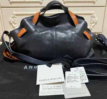 안드레아 마비아니 리본 백 바이컬러