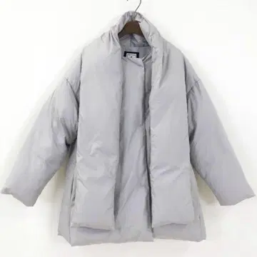 BOOGIE WOOGIE 라이트 그레이 다운 코트 38