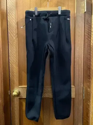 L 블랙 미사용 새상품 팬츠 스웨트 팬츠 남성용 남성 하의
