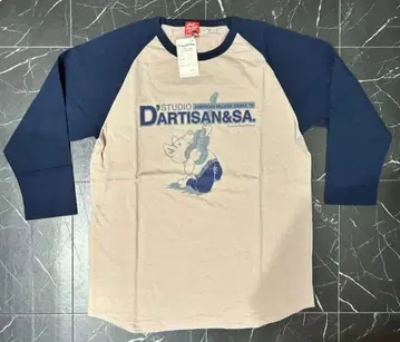 [ 미사용 새상품 ] 스튜디오 다치산 7부 소매 T셔츠 L 사이즈