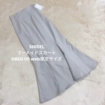 SNIDEL 머메이드 스커트 GBEG 00 web 한정판 사이즈