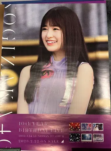 오가와 아야 포스터 10th Birthday Live