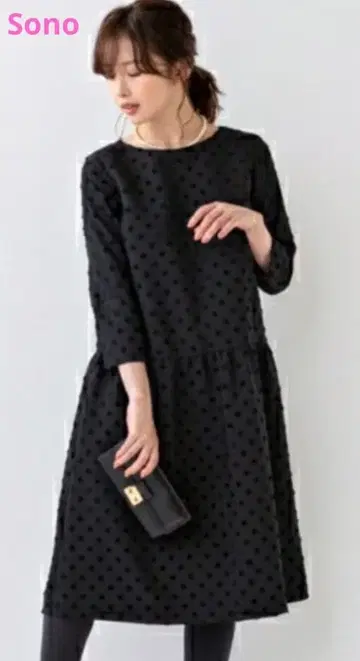SONO 도트 자카드 원피스