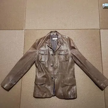 이탈리아제 가죽 자켓 PIEROTUCCI