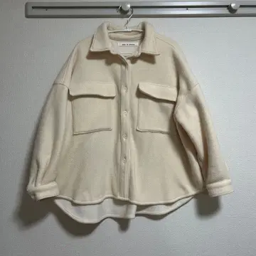 plaisir du sabbatum 플리스 자켓 아이보리