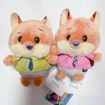 디즈니 스토어 주토피아 우루포챠짱 닉 와일드 2개 세트