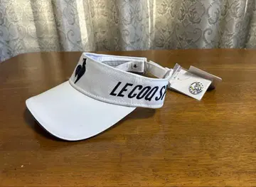 르꼬끄 스포르티브 화이트 바이저 마커 포함