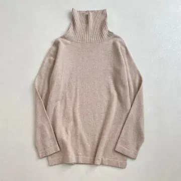 새상품급 갤러리 바이 캐시미어 100% 하이넥 니트 풀오버