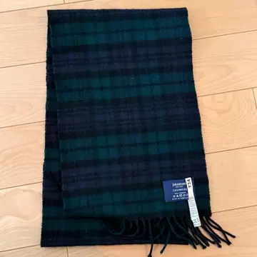 Johnstons 캐시미어 머플러 블랙워치