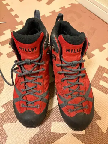 MILLET 등산화/트래킹 슈즈 빨간색