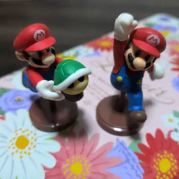 마리오 피규어 2개 세트 거북이 포함