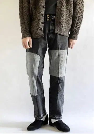 아나크로놈 블랙 데님 슬림