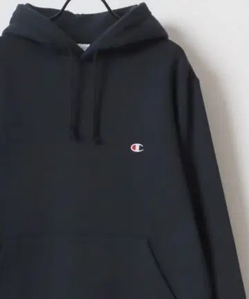 Champion/챔피온 코튼 USA 속기모 후드티 네이비