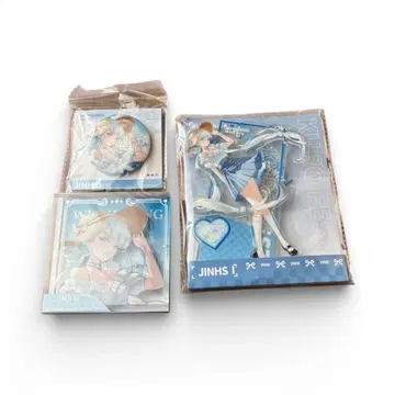 명조 금서 네이비 한정판 아크릴 스탠드 블록 배지 세트