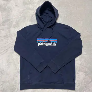 파타고니아 로고 업라이저 후디 후드티 네이비 XL