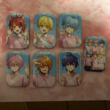 STPR Family 랜덤 스퀘어 캔뱃지 7종 풀세트