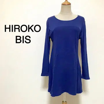 HIROKO BIS 블루칼라 튜닉