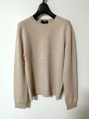 Theory 베이지 긴팔 스웨터