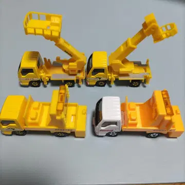 토미카 고소 작업차 미니카 4대 세트