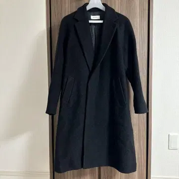 유나이티드 애로우즈 EN ROUTE 블랙 체스터 코트