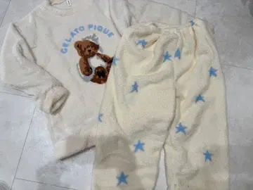 GELATO PIQUE 테디베어 룸웨어 세트 M