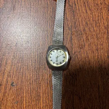 수동 와인딩 시계 실버 메쉬 밴딩 테크노스