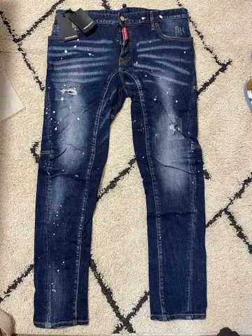 DSQUARED2 다크 블루 데님 52 스트레치