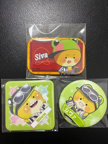 컬러풀 피치 시바 타워 캔뱃지 데포 스퀘어 웬디즈