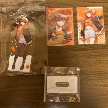 컬러풀 피치 에토 아크릴 스탠드, 카드 2장 세트