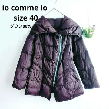 새상품급 센소유니코 이오콤이오 40 비대칭 변형 다운 코트