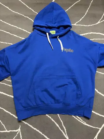 Psycho 파랑 후드티