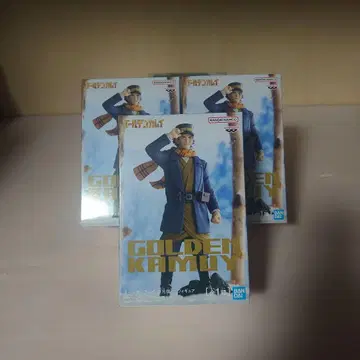 골든 카무이 스기모토 사이치 피규어 x 3개