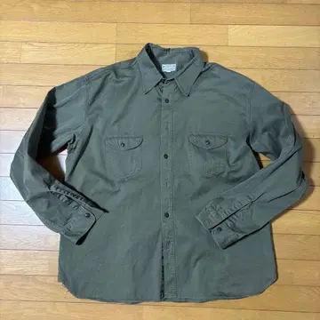 귀중한 Buzz Rickson's 아메리칸 캐주얼 밀리터리 셔츠