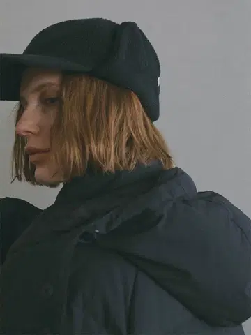 Marmot x ETRE TOKYO 보아 플리스 캡 네이비