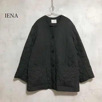 IENA 이에나 충전솜 퀼팅 숏코트