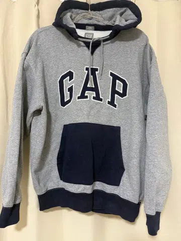GAP 그레이 네이비 후드티 L 사이즈