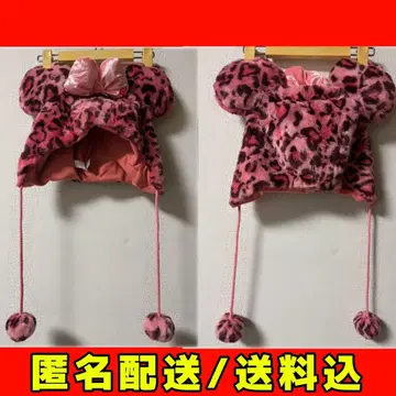 디즈니랜드 미니 레오파드 무늬 팬캡