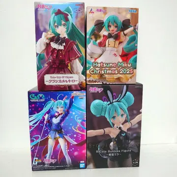 하츠네 미쿠 피규어 모음 4체 세트