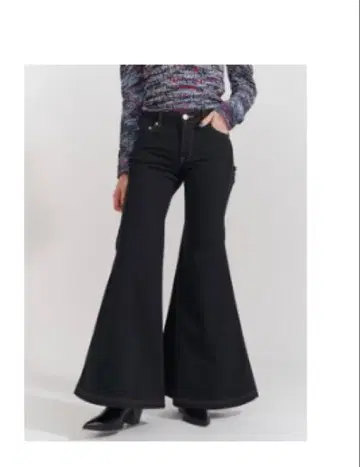 PAMEOPOSE 플레어 데님 팬츠