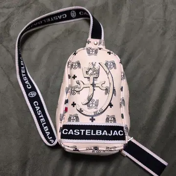 CASTELBAJAC 프린트 패턴 숄더백