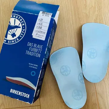 BIRKENSTOCK BLAUE FUBBETT 37