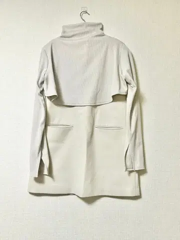 Ameri VINTAGE 그레이 터틀넥 V넥 베스트