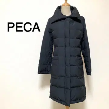 PECA 블랙 컬러 다운 자켓