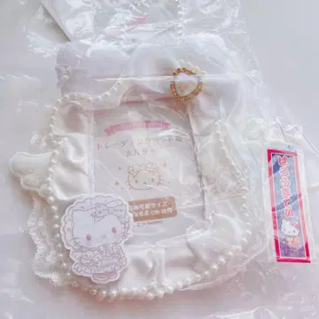 산리오 헬로키티 트레이딩 카드 홀더 순백천사 아이돌 트레이딩 카드