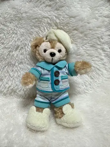 디즈니 더피 봉제인형 배지 파자마 키링