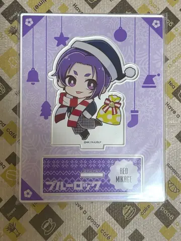 블루 록 프린세스 카페 크리스마스ver 아크릴 스탠드 미카게 레오