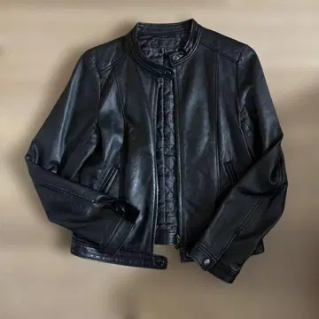 ICB 블랙 가죽 자켓 JPN 11