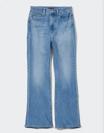 미사용 새상품 UNIQLO 슬림 플레어 진 Blue