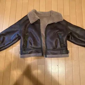 프리 사이즈 겉옷 페이크 무스탕