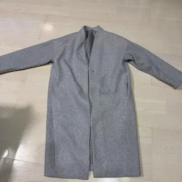 GU 그레이 롱 코트